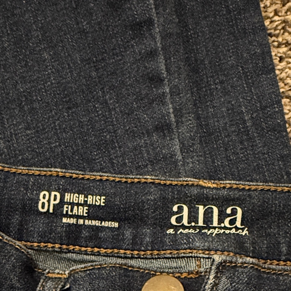 a.n.a Dark Blue Straight Leg Women's Jeans - Picture 2 of 5